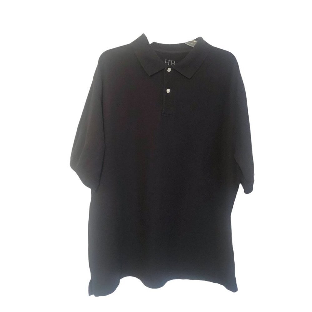 Harbor Bay Mens Polo  Shirt XXLG Black